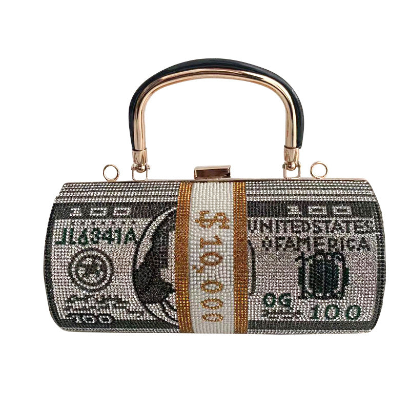 Dress One Clutch Fashion Dollar Hand Evening Bags
