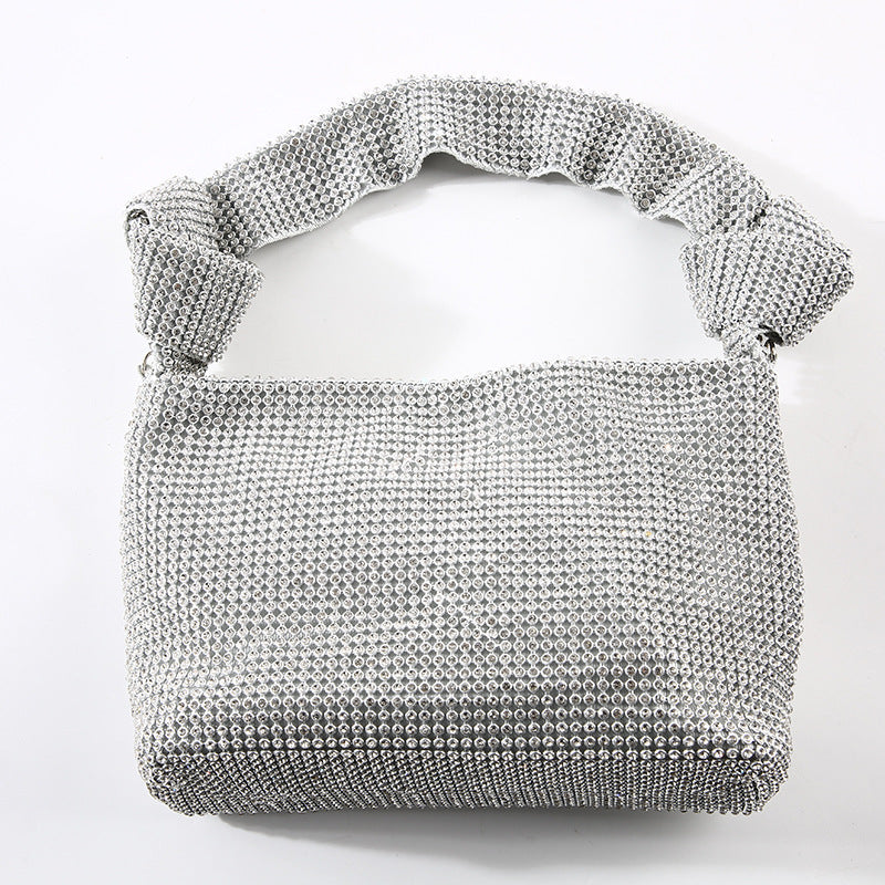 Dinner Hand Knotted Rhinestone King Full Evening Bags