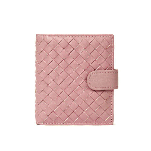 Women's & Men's & Leather Woven Long Clutch Zipper Ladies Wallets