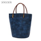Women's Retro Large Capacity Totes Portable Female Shoulder Bags