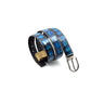 Maurice Custom Alligator Belt - Dark Blue