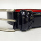C Collection Patent Leather Loafer - Dark Brown