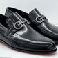 C Collection Leather Loafer - Black