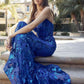 Juliet 2411 Long Sequin Lace Embellishments Fitted Prom Gown