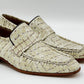 C Collection Crocodile Leather Loafer - Beige