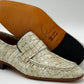 C Collection Crocodile Leather Loafer - Beige