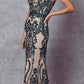 Juliet 243 Sequins Long Evening Dress Cut-Out Back