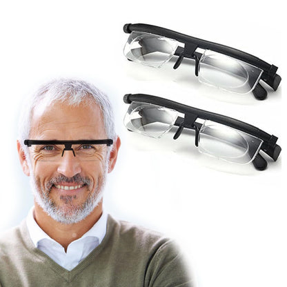 Lentes Ajustables Flex Focal Dial Vision Lentes Ajustables Flex Focus Dial Vision Lentes de Visión Ajustables para Vista de Cerca y Lejos Para Hombres y Mujeres-2pz