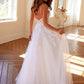 Juliet JT2482SW Floor Length A-Line Lace/Tulle Wedding Ball Gown