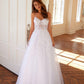 Juliet JT2482SW Floor Length A-Line Lace/Tulle Wedding Ball Gown