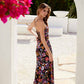Juliet JT2498A Long Fitted Floral Embroidered Design Evening Gown