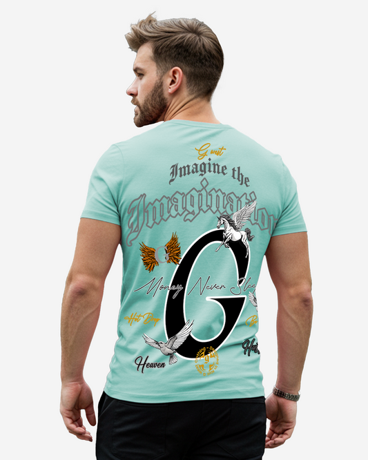 Camiseta G West Regular Fit Money Never Sleeps para hombre