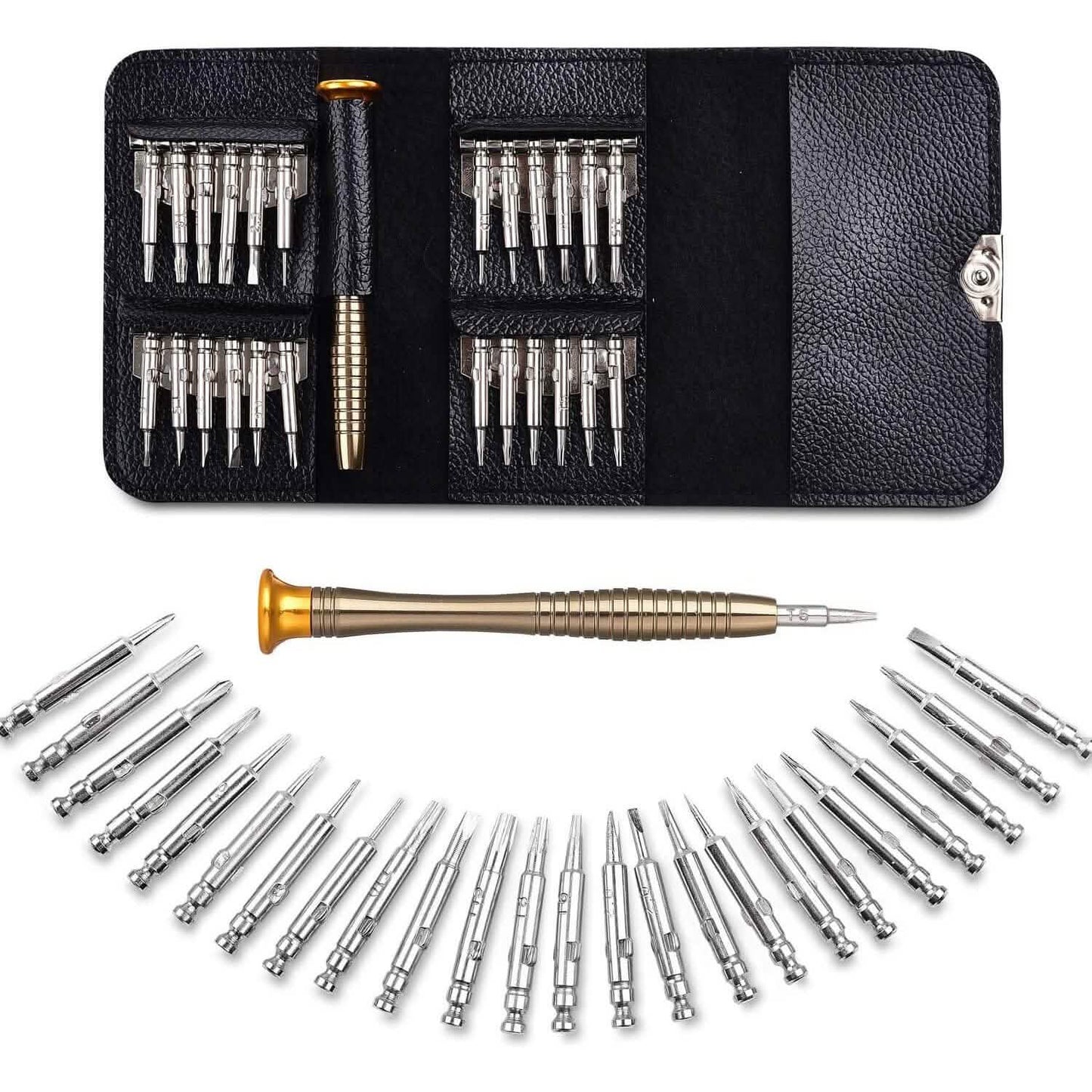 Juego de herramientas de reparación de destornilladores de precisión Torx 25 en 1