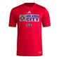 adidas Mens Size Short Sleeve Pre-Game T-Shirt Team Power Red/Orlando City Sc XX-Large Tall