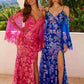 Juliet JT2564U Long Sleeve Cold Shoulder Fitted Sequin Gown