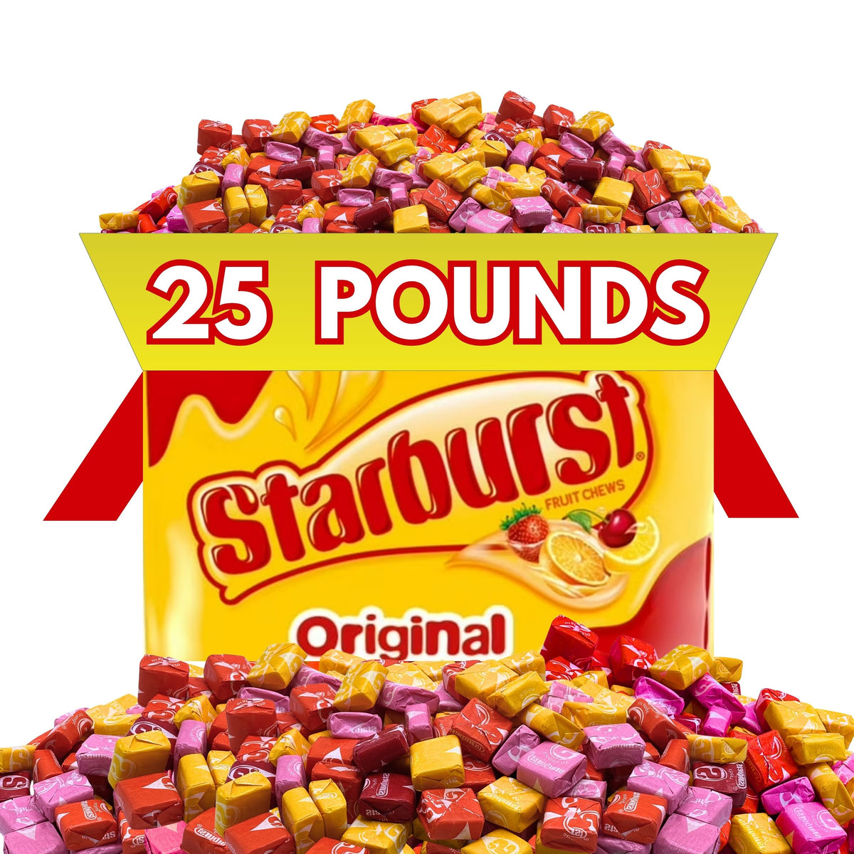Masticables de fruta originales Starburst – Bolsa económica a granel