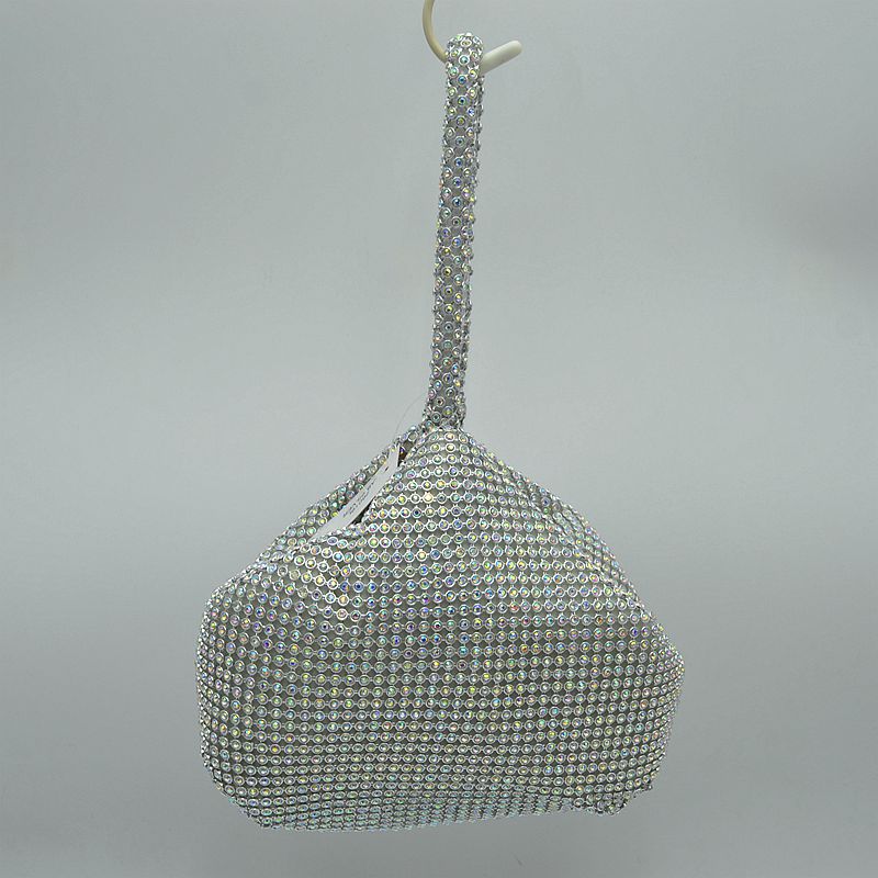 Chic Rhinestone Bling Wristlet Evening Bag