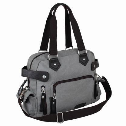 Men's Korean Style Canvas Portable Trendy Men's Shoulder Bags