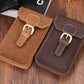 Men's New Retro Crazy Horse Leather Phone Bags