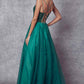 Juliet 268 Embroidered Sparkle Tulle Ball Gown