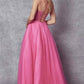 Juliet 268 Embroidered Sparkle Tulle Ball Gown