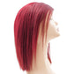 Peluca Bob de Cabello 100% Humano Cherry de Encaje Frontal Transparente 13x4