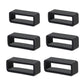 6 unidades de sujeción para correa de reloj de 18 mm/20 mm/22 mm, gomas de repuesto para correa de reloj, lazos de silicona para correa de reloj, retenedor, anillos de sujeción, lazos de seguridad para correa de reloj inteligente, pulsera deportiva
