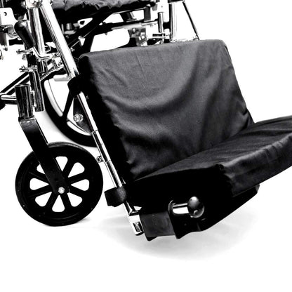 Hermell Products WC2218 Reposapiés acolchado para silla de ruedas, 1 unidad, negro