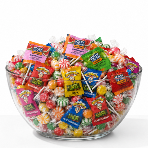 Caramelos Duros y Piruletas a Granel para Fiestas
