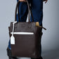 Chestnut Charm Brown Leather Tote