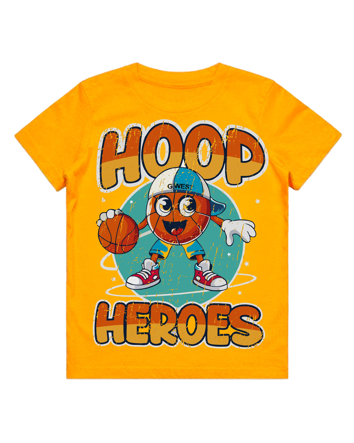 G West Kids Hoop Heroes Tee - Dtpbasty9072