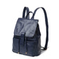 Women's Cowhide Version College Style Genuine Leather Backpacks