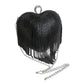 Women's Tassel Dinner Luxury Banquet Clutch All Evening Bags