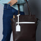 Chestnut Charm Brown Leather Tote