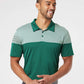 Adidas Heather 3-Stripes Block Sport Shirt L Collegiate Green