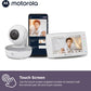 Motorola Nursery Baby Monitor with Camera and Audio, Portable VM36XL WiFi HD Camera, Touchscreen Display, App Connected, Long Range, Night Vision