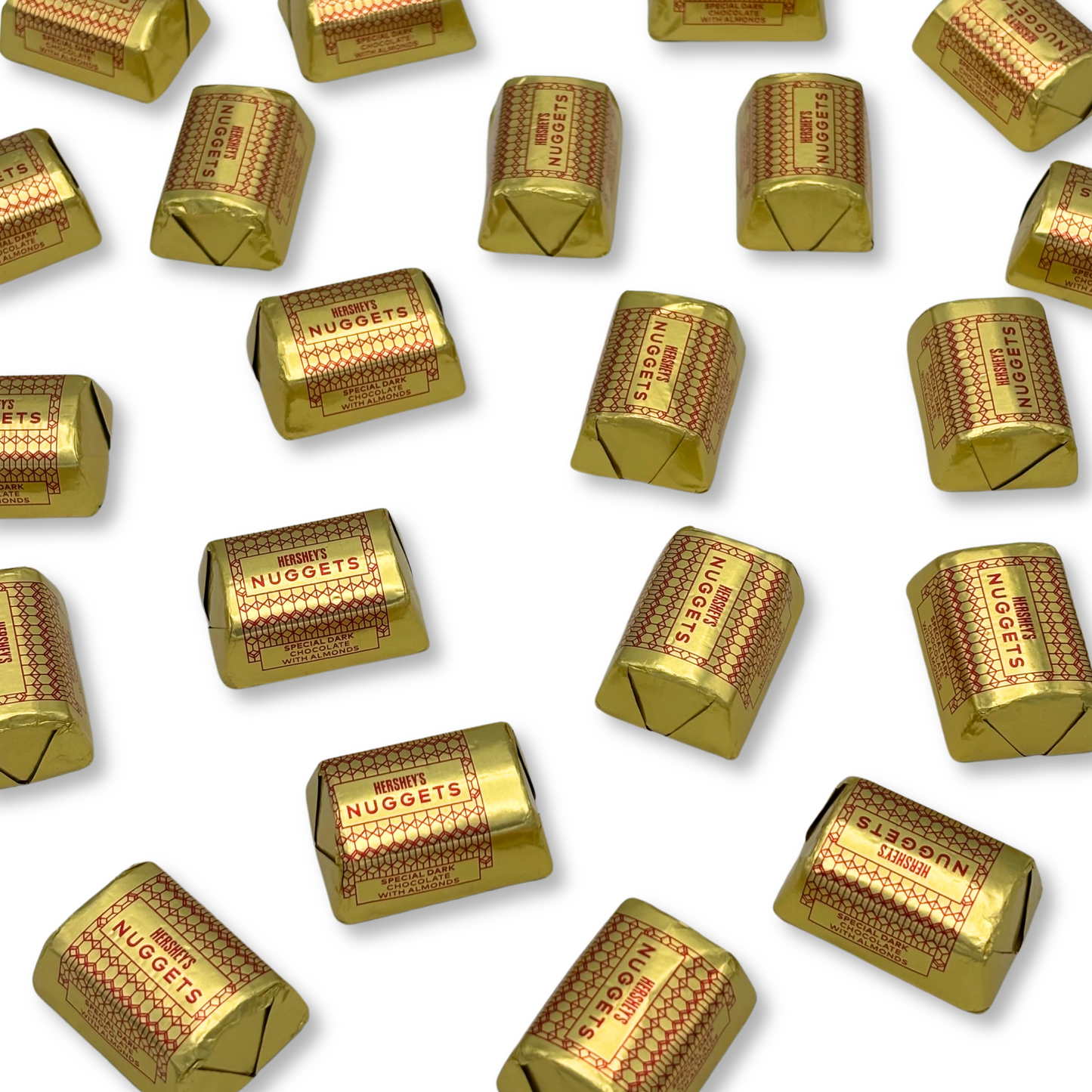 Hershey's Nuggets Chocolate semidulce especial oscuro con almendras – Bolsa económica a granel