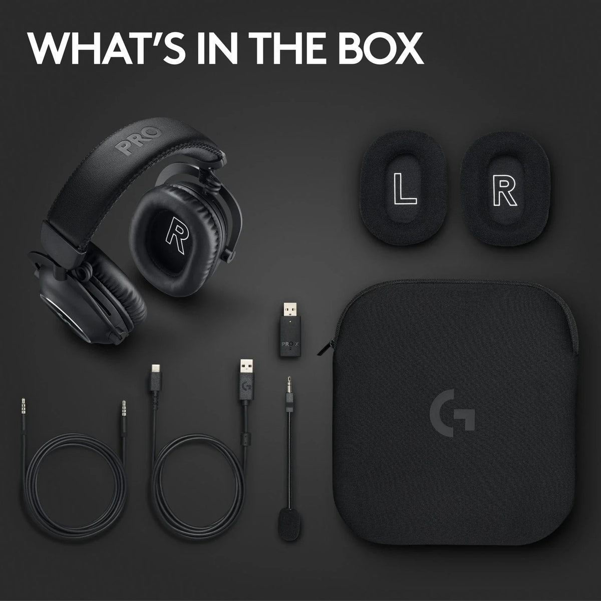 Auriculares inalámbricos para juegos Logitech G PRO X 2 Lightspeed 7.1 con Bluetooth (reacondicionados)
