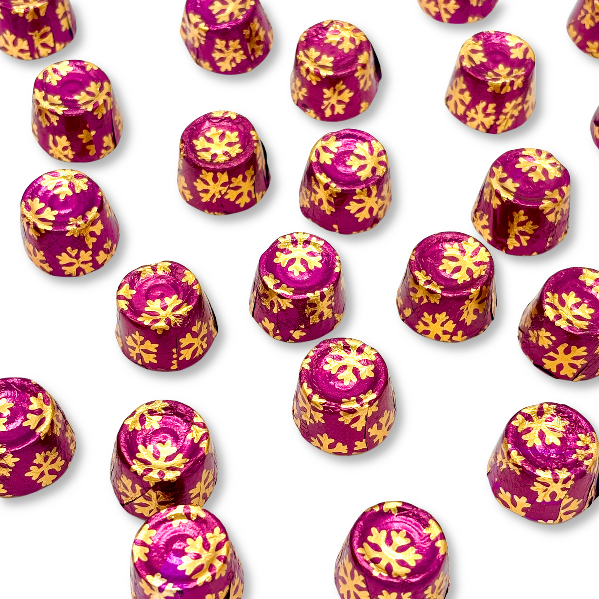 Rolo Caramelo Salado Chocolate Negro – Papel de Aluminio Navideño – Bolsa de Gran Valor