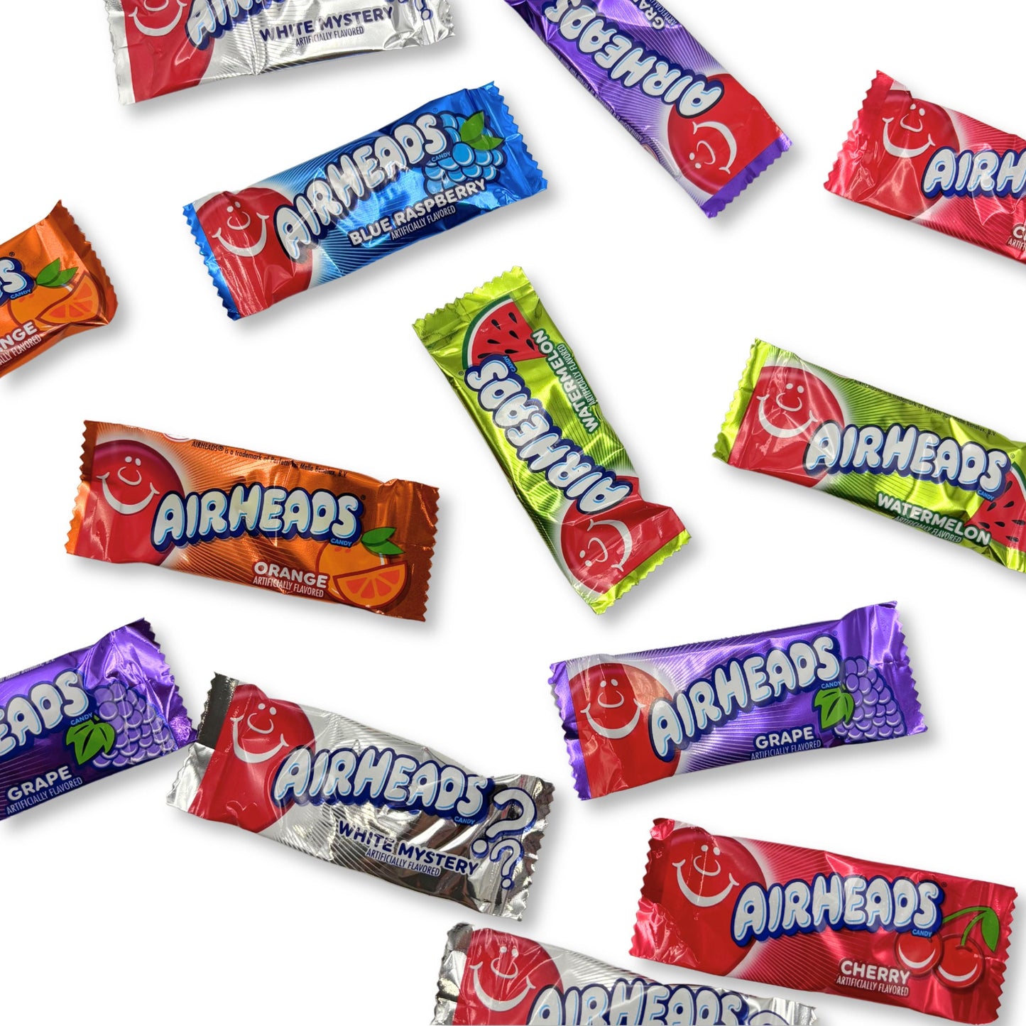 Caramelos Airheads Mini Bars – Sabores Surtidos – Bolsa de Valor a Granel