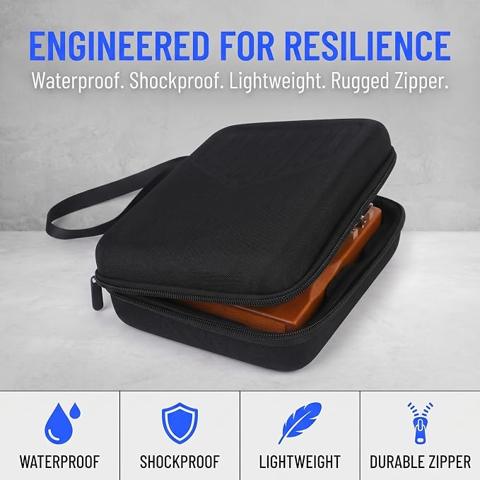 Estuche grueso para Kalimba de 17 teclas, bolsa para piano de pulgar, bolsa de almacenamiento impermeable a prueba de golpes