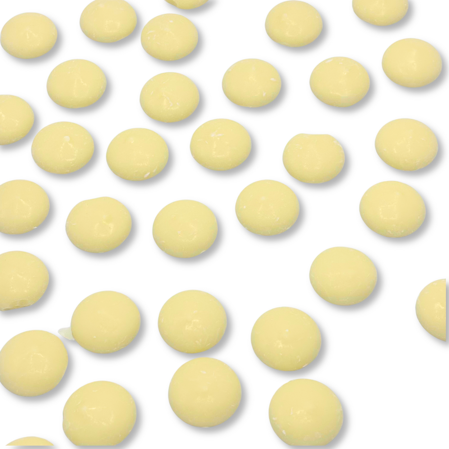 Cobertura para caramelos y obleas derretibles con sabor a vainilla blanca de Merckens – Bolsa de gran valor