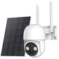 2PK 4MP Wireless WiFi Solar Powered Camera Outdoor Security Camera Pan/Tilt