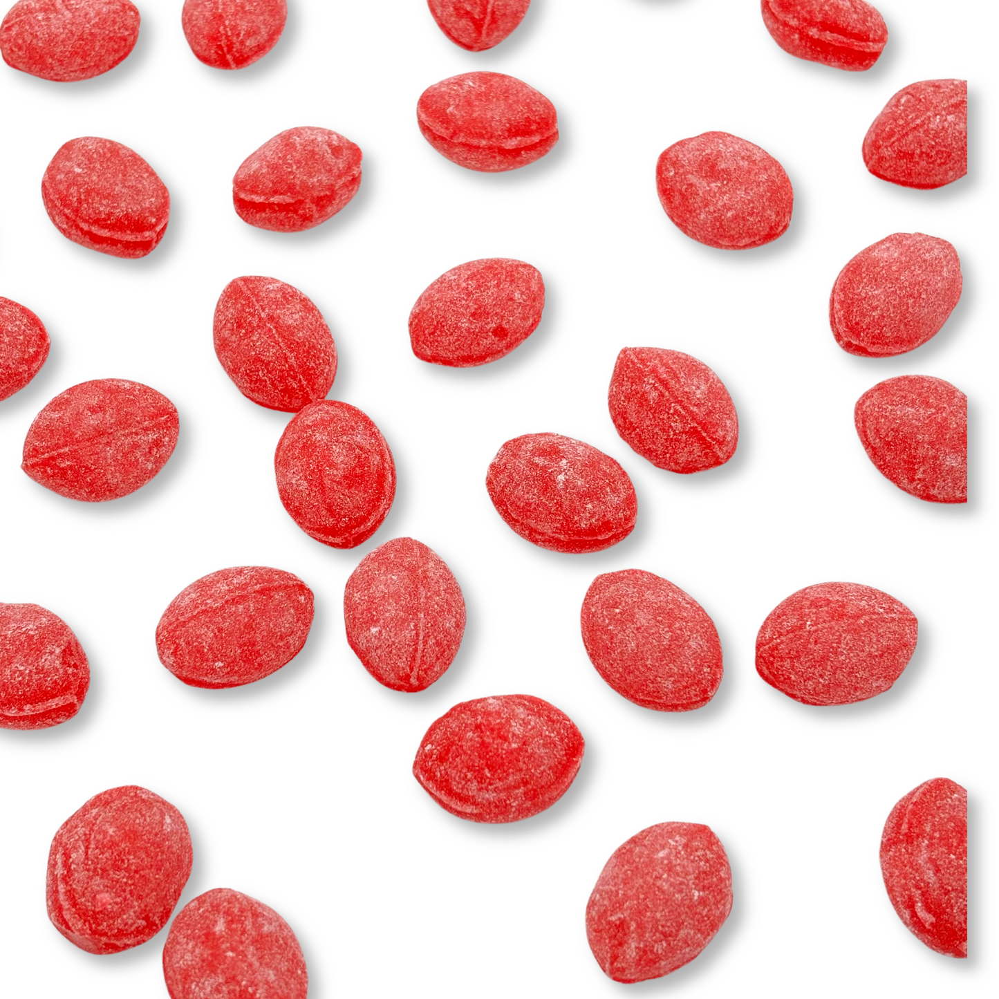 Caramelos duros Claeys Wild Cherry Sanded Drops – Bolsa a granel con valor añadido