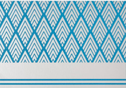 Modern Geometric Blue – Greeting Cards