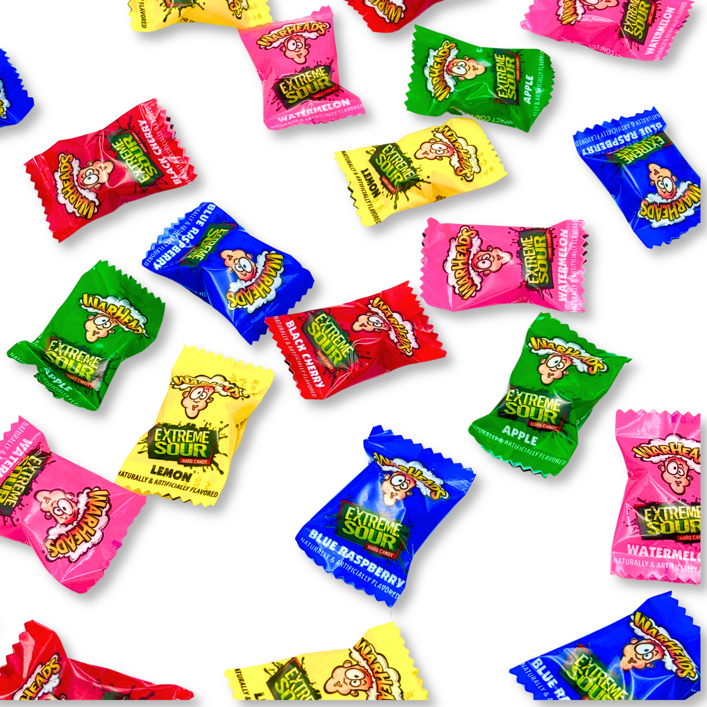 Warheads Extreme Sour Assorted Fruit Flavors – Hard Candy – Bulk Value Bag