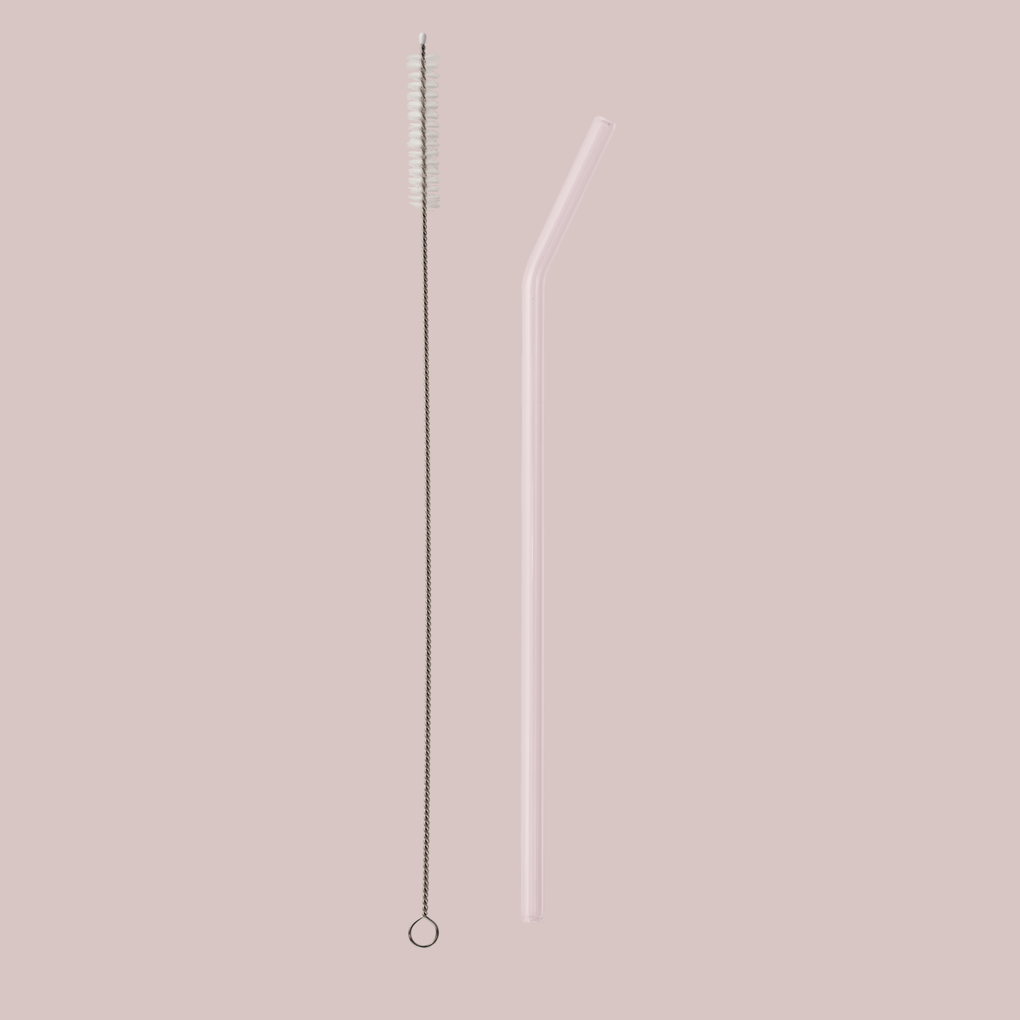 16oz Pink Straw Set