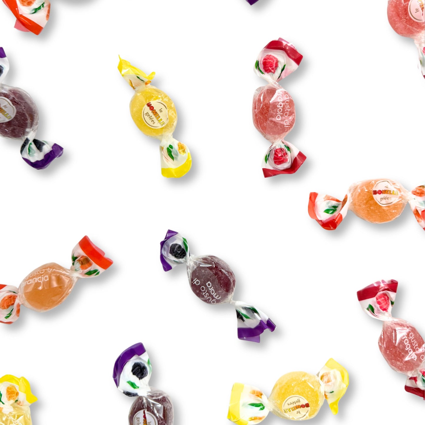 Bonelle Fruit Jelly Candy – Assorted Fruit Flavors – Bulk Value Bag
