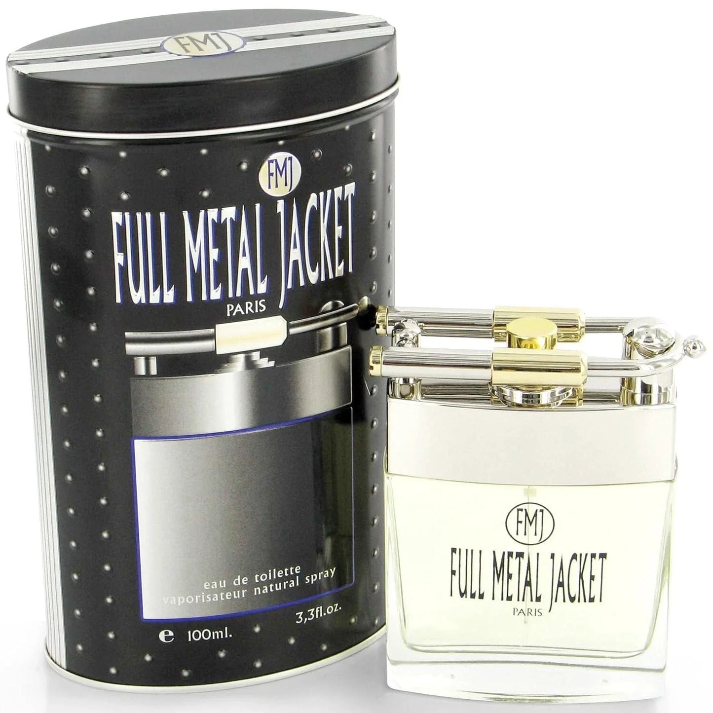 Full Metal Jacket de FMJ París Eau de Toilette en spray para hombres de 3.3 oz / 100 ml
