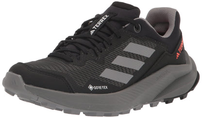 adidas Womens Terrex Trailrider GTX Trail Running Shoe Black/Grey/Grey 5